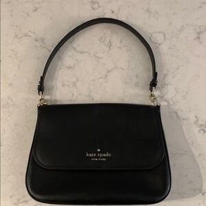 Kate Spade Staci Saffiano Leather Flap Shoulder Bag